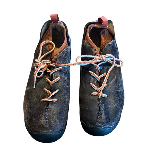 Keen Brown Leather Climbing Shoes Size 8 - Picture 1 of 5